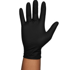 Nitrila cimdi, GENTLE TOUCH, melni, XL izmērs, 100gab