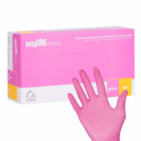 Nitrila cimdi b/p ZARYS.  pink,  izm. L (8-9) N100