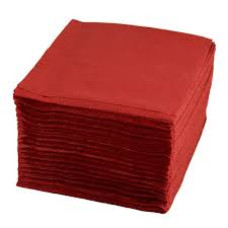 Galda salvetes, 33x33cm, 3-kārt., (50gab), burgundi