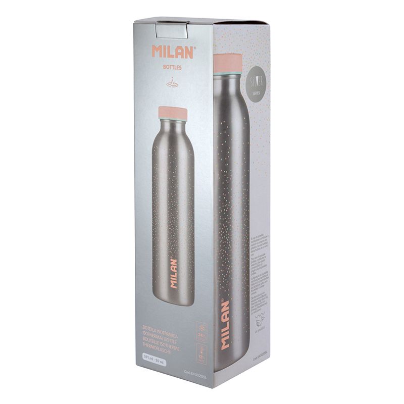 Termopudele 591ml. Silver, MILAN