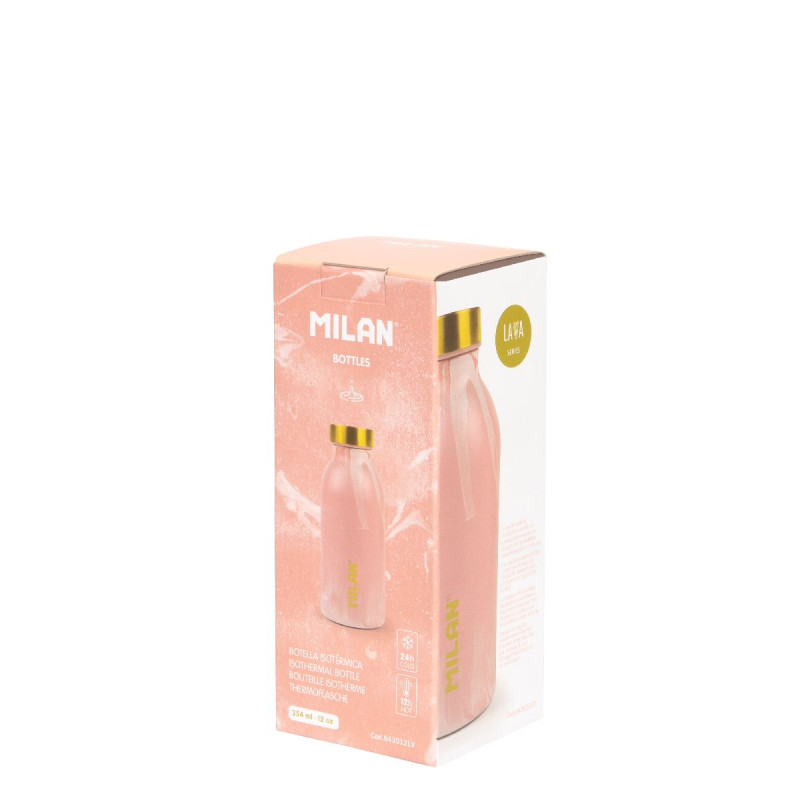 Termopudele 354 ml, Lava Pink, MILAN