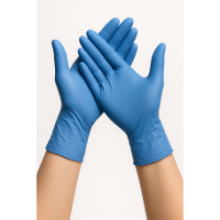 Nitrila cimdi EPIDERM PROTECT BLUE PLUS, bez pūdera, zili, S izmērs, 24cm, 100gab