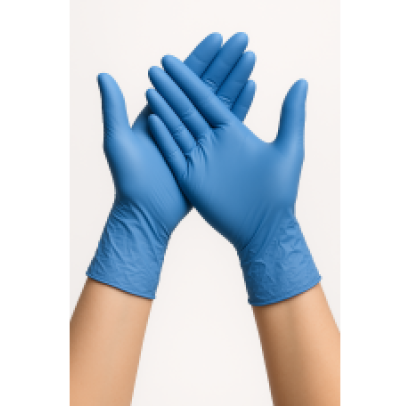 Nitrila cimdi EPIDERM PROTECT BLUE PLUS, bez pūdera, zili, S izmērs, 24cm, 100gab