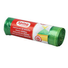 Atkritumu maisi 35L, 55x68cm,  zaļi-caursp, LDPE, MULTIPACK,  15gab/rul.