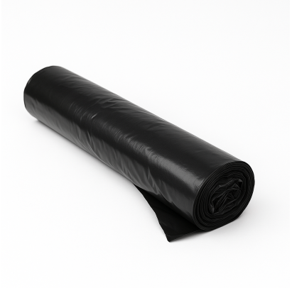 Atkritumu maisi 200L,75x125cm, melni, 80mirk, LDPE, 10gab/rul