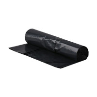 Atkritumu maisi 350L, 120x150cm, melni, LDPE, MULTIPACK, 10gab/rul.