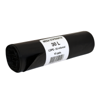 Maisi atkritumu 30L/15gab. 33mic. 52x64cm. melni