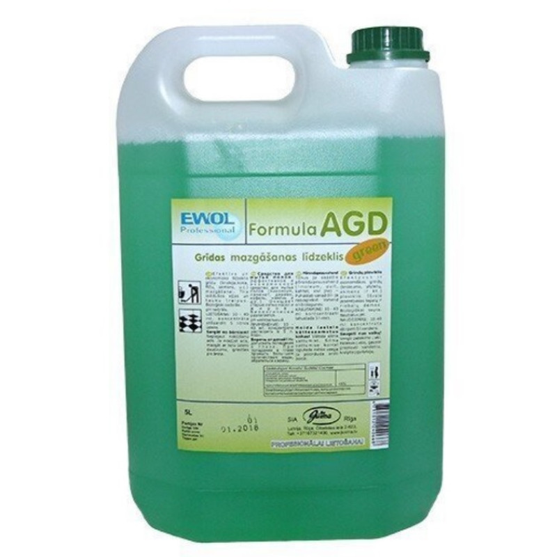 Mazgāšanas līdzeklis grīdām EWOL AGD Green 5L