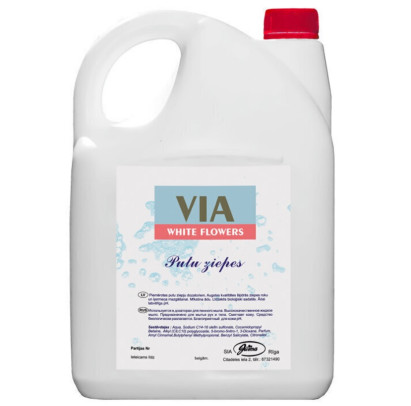 VIA White Flowers putu ziepes, 5 L