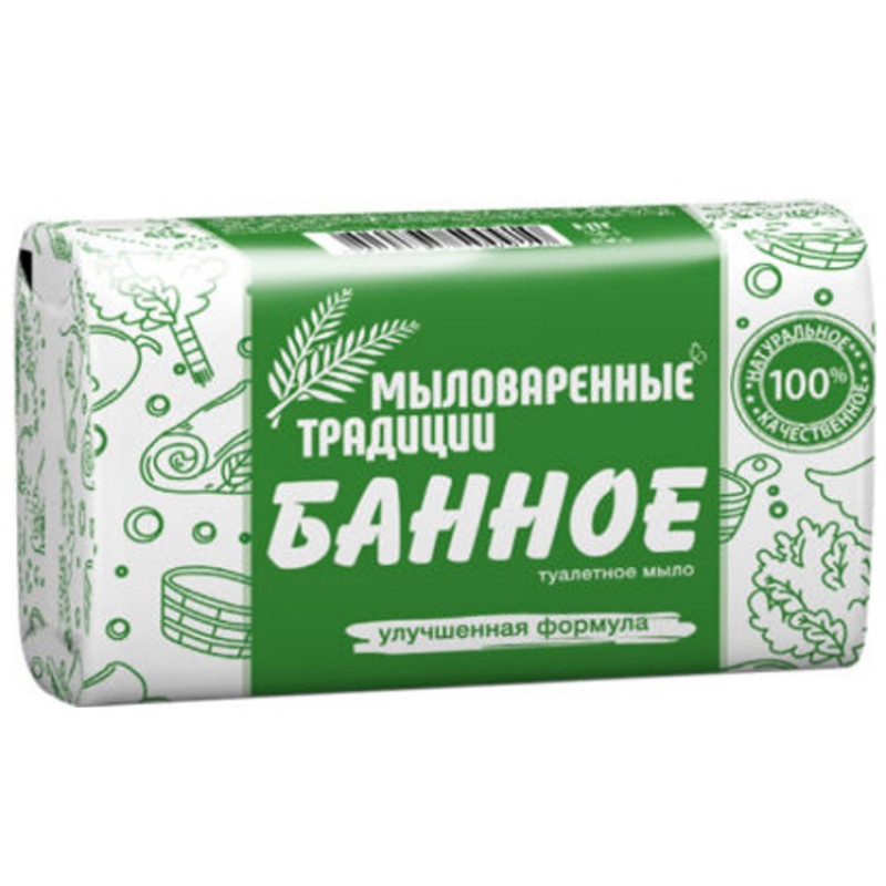 Ziepju gatavošanas tradīcijas tualetes ziepes Pirts 180g ( Izcelsmes valsts Ukraina )