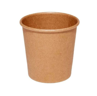 Papīra glāzes 120 ml 4 oz kraft, 50 gab