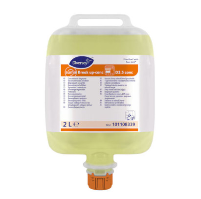 DIVERSEY suma break up conc D3 5 conc attaukošanas līdzeklis ēdināšanas zonām, 2 L