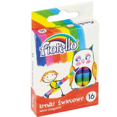 Krītiņi vaska 16 krāsas Fiorello