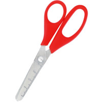 Šķēres bērnu 13cm GR-1502, ar lineālu