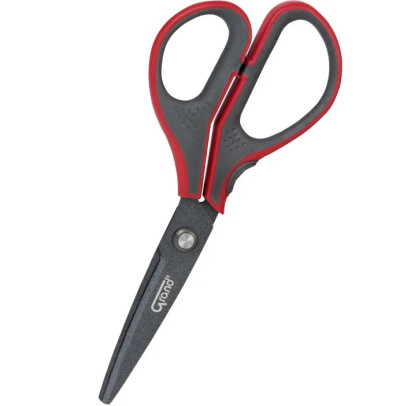 Šķēres 17.5cm Teflon gumijoti rokturi GR-8700