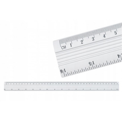 Lineāls GRAND 40cm alumīnija