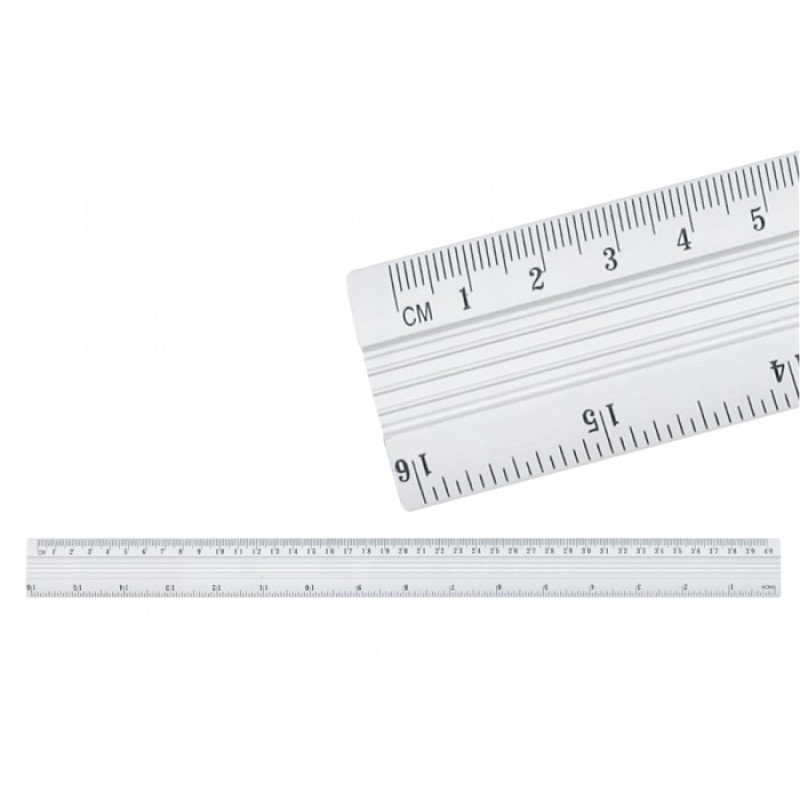 Lineāls GRAND 40cm alumīnija