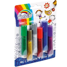 Līme ar spīdumiem, 6 krāsas x 6 ml BK06B6