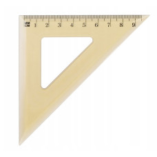 Trīsstūris 45*/10cm dūmakains GR854