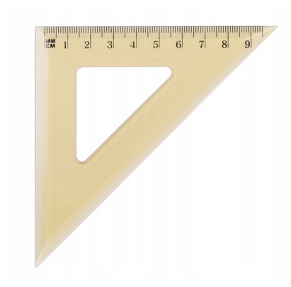 Trīsstūris 45*/10cm dūmakains GR854
