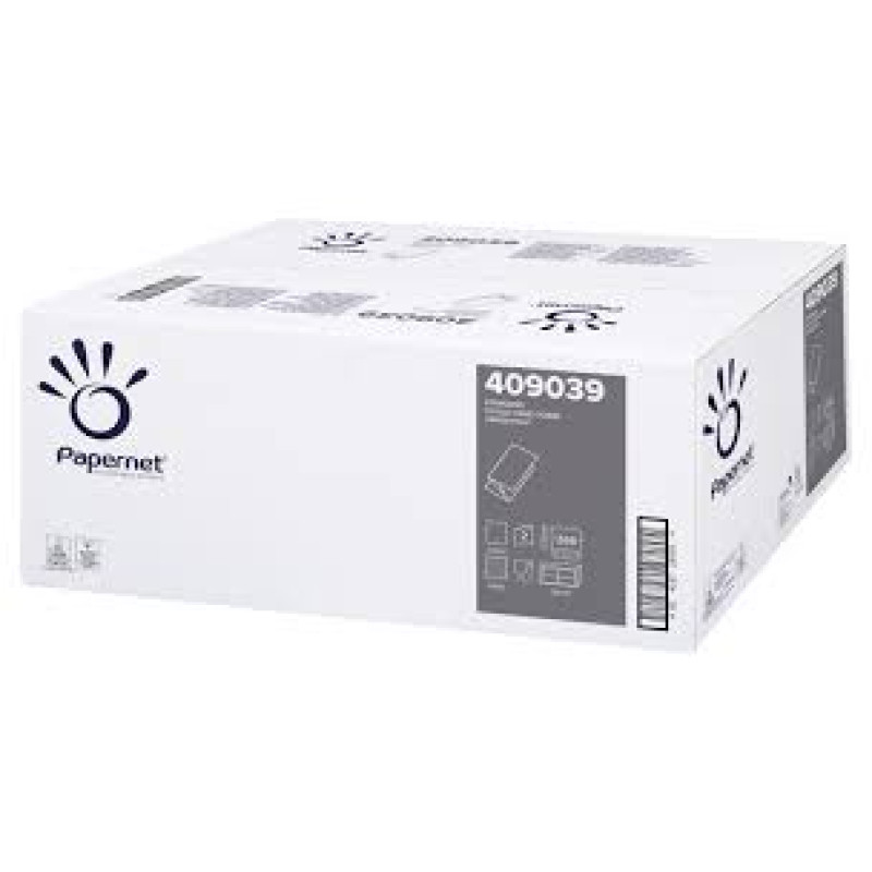 Roku salvetes, V loksnes, cell, 2-kārt, 266 lok, 20x21cm, 18g/m2, STANDARD, (15gab/iepak)