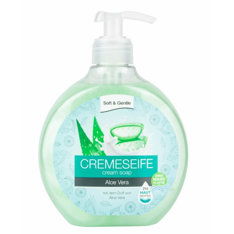SOFT & GENTLE krēmziepes aloe 500ml. ( Izcelsmes valsts Vācija )