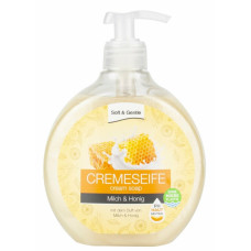 SOFT & GENTLE krēmziepes piens/medus 500ml. ( Izcelsmes valsts Vācija )