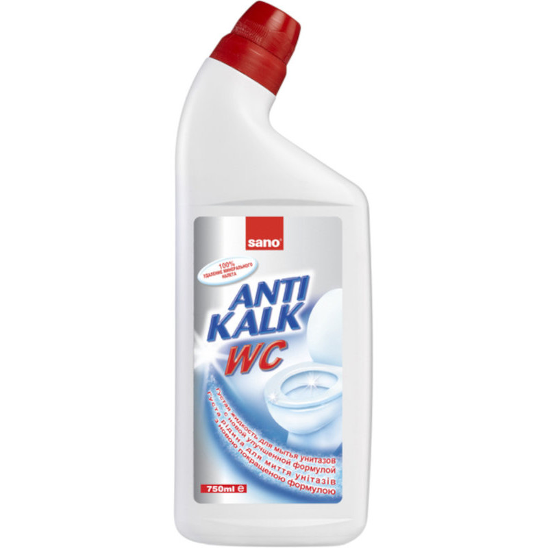 SANO Antikalk WC 750 m.l tualetes tīrīšanas līdzeklis