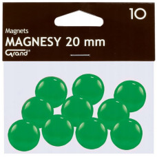 Magnēti 20 mm, zaļa krāsa PL