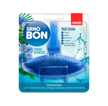 Sano sanobon blue 55g tīrīšanas bloks tualetes podam