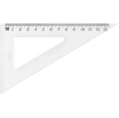 Trīsstūris 60*/13cm caurspīdīgs