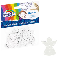 Dekors Eņģelis 25x30 mm koka 15gab. Fiorello