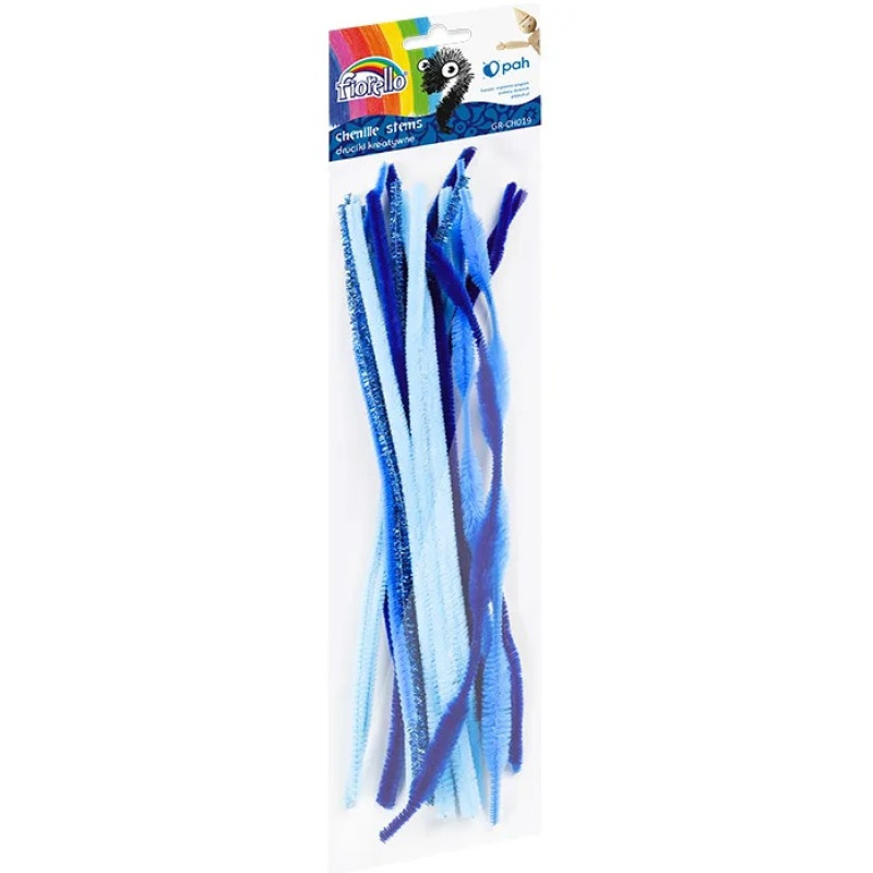 Pūkainas stieples 30 cm, zilie toņi Fiorello