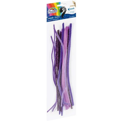 Pūkainas stieples 30 cm, violetie toņi Fiorello