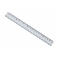 Lineāls 20cm caurspīdīgs GRAND