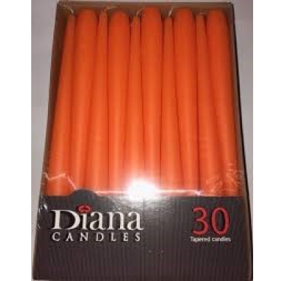 KLASISKĀ SVECE DIANA(30) ORANŽA
