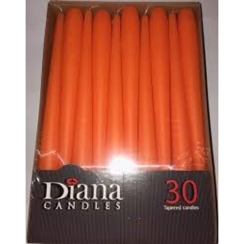 KLASISKĀ SVECE DIANA(30) ORANŽA