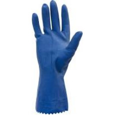 Gumijas cimdi ar floku "NOVA 45", (XL)