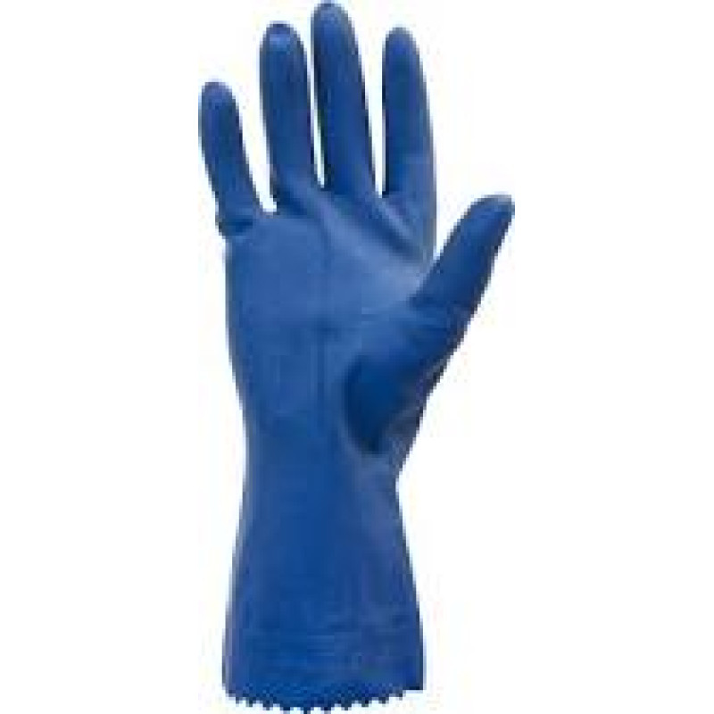 Gumijas cimdi ar floku "NOVA 45", (XL)