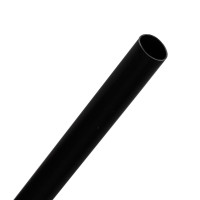 Kokteiļa salmiņi PP 155 mm  Ø7 mm, 500 gab. melni, daudzreiz lietojami