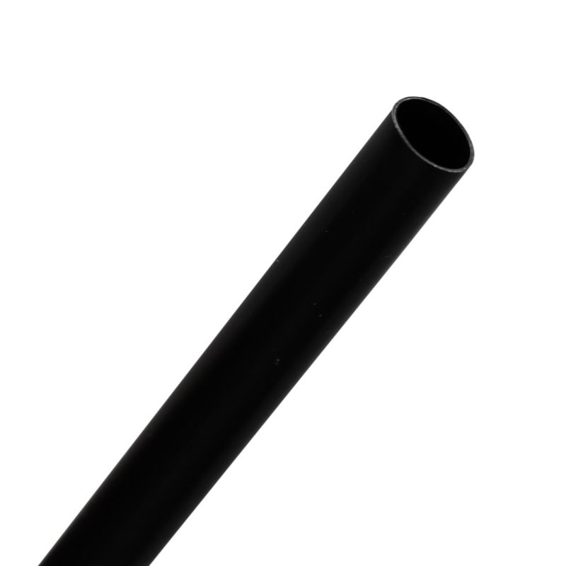 Kokteiļa salmiņi PP 155 mm  Ø7 mm, 500 gab. melni, daudzreiz lietojami