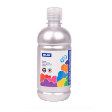 Guaša 500 ml. sudraba krāsa MILAN