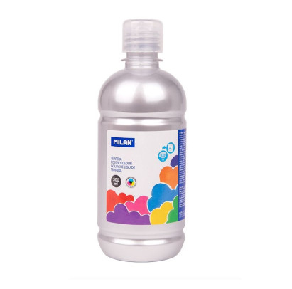Guaša 500 ml. sudraba krāsa MILAN