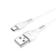 Kabelis USB - Type-C,  1m. 3.1A, balts, Jellico