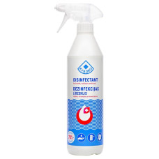 Dezinfekcijas līdzeklis virsmām, inventāram, rokām, 700 ml. etanols 70%, ar dozat., KVADRO