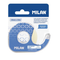 Līmlente 19mmx33m caurspīdīga turētājā Milan