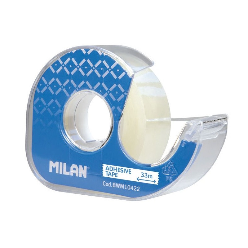 Līmlente 19mmx33m caurspīdīga turētājā Milan