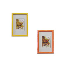 Fotorāmis 13x18cm COLORI koka, dzeltena/oranža krāsa