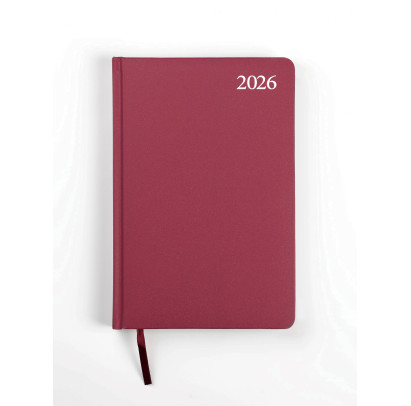 Dienasgrāmata A5 Standard, bordo 2027g.
