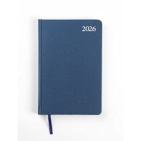 Dienasgrāmata A5 Standard, zila 2026g.